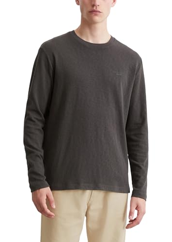 Marc O'Polo Denim Herren Langarmshirt aus Bio-Baumwolle Regular Fit, Blau (Cloudburst), XXL von Marc O'Polo