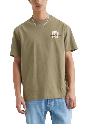 Marc O'Polo Denim Herren T-Shirt aus Bio-Baumwolle Relaxed Fit, Grün (Dusky Green), M von Marc O'Polo