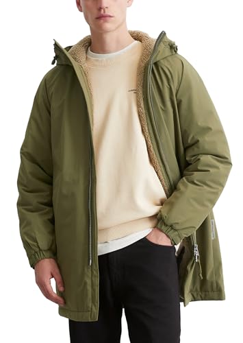 Marc O'Polo Denim Herren Parka mit Kapuze wasserabweisend, Grün (Capulet Olive), S Marc O'Polo Denim Herren Parka mit Kapuze wasserabweisend, Grün (Capulet Olive), S von Marc O'Polo