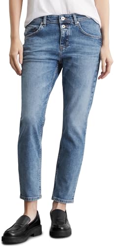 Marc O'Polo Damen Jeanshose mit Stretch-Anteil Boyfriend Fit, Blau (Sustainable Clean Blue Wash), W30/L32 von Marc O'Polo