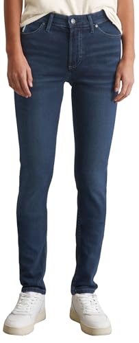 Marc O'Polo Denim Damen Jeanshose High Waist Skinny Fit, Blau (Dark Blue Multi 04), W34/L30 von Marc O'Polo