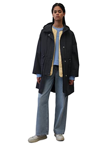 Marc O'Polo Denim Women's 342116371245 Parka, Zipper, Hood and Patched poc von Marc O'Polo