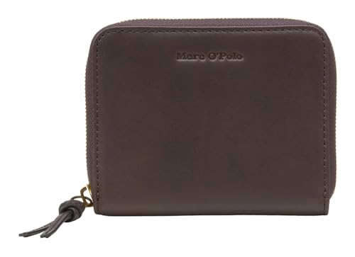 Marc O'Polo Leder Geldbörse Ellis Combi Wallet Dark Earth Dunkelbraun von Marc O'Polo