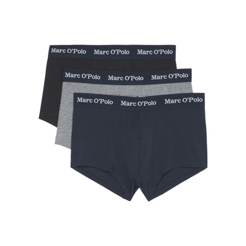 Marc O´Polo - Essentials - Hipster Short/Pant - 3er Pack (L Navy/Grau) von Marc O´Polo