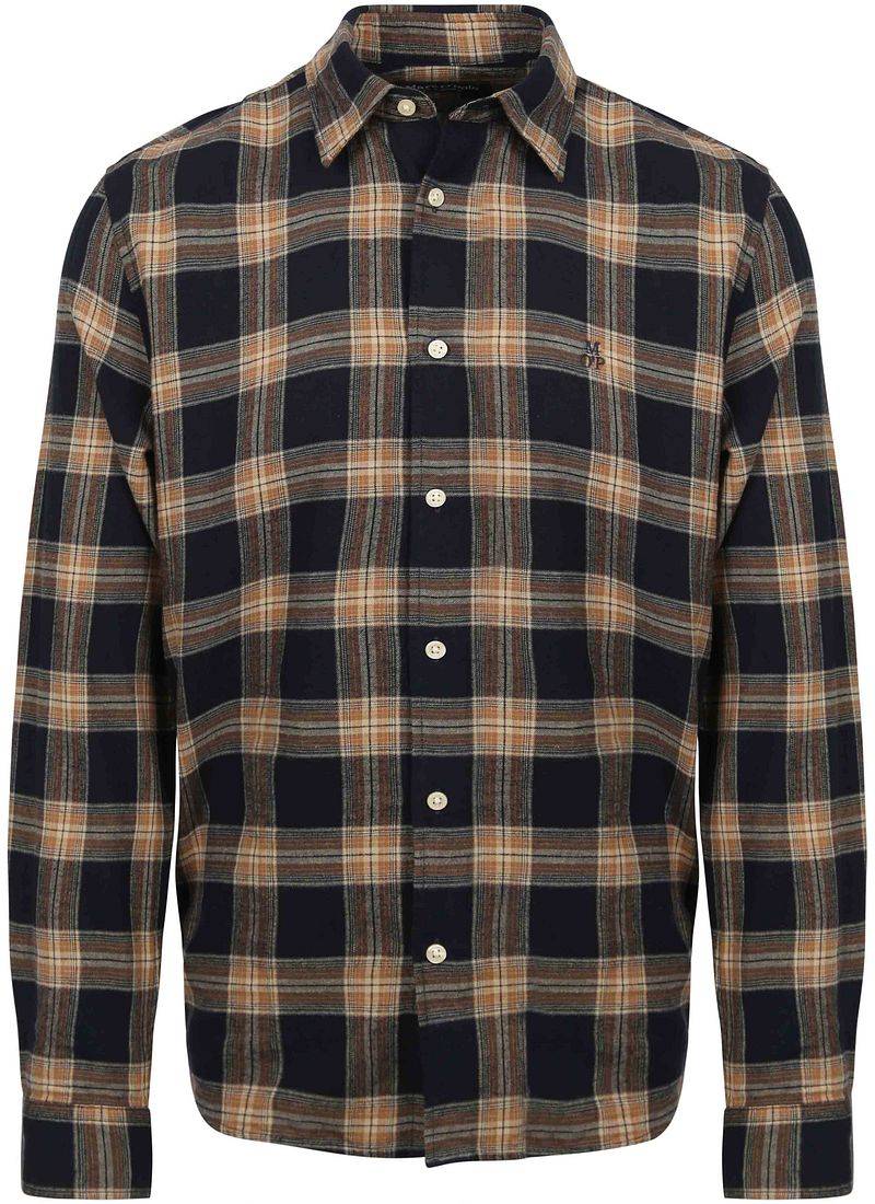 Marc O'Polo Flanell Freizeithemd Kariert - Größe XL von Marc O'Polo