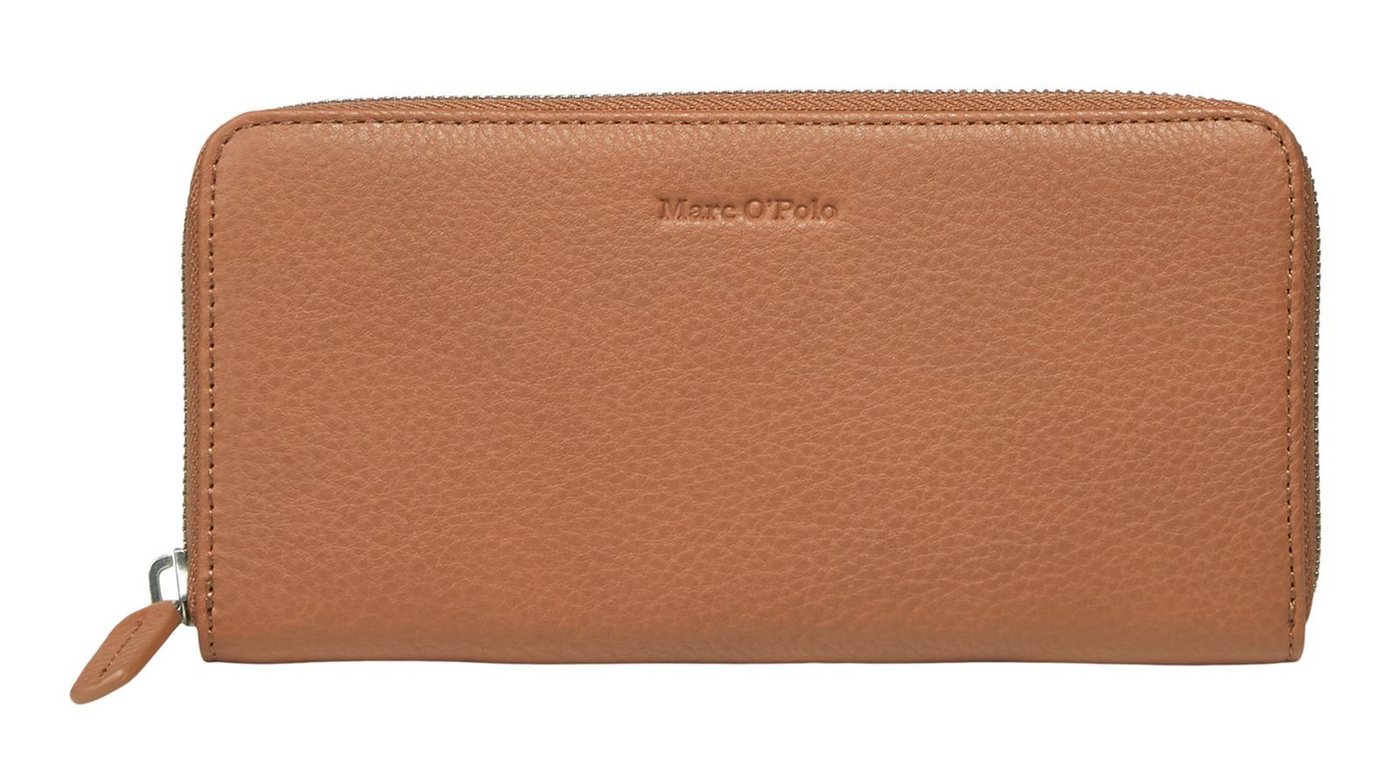 Marc O'Polo Geldbörse Emilie Zip Around Wallet, aus echtem Rindsleder von Marc O'Polo