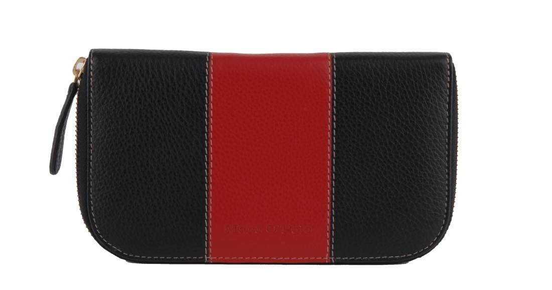 Marc O'Polo Geldbörse Marc O'Polo Mildred - Kombibörse in schwarz / rot Marc O'Polo Geldbörse Marc O'Polo Mildred - Kombibörse in schwarz / rot von Marc O'Polo
