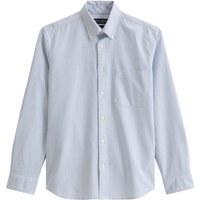 Marc O'Polo Gestreiftes Oxfordhemd aus Bio-Baumwolle, Regular Fit in L von Marc O'Polo
