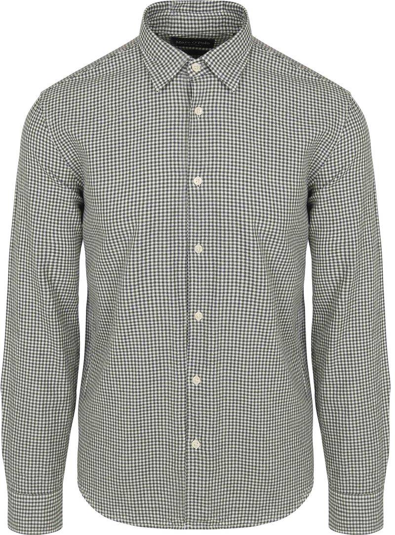 Marc O'Polo Hemd Kariert Grau - Größe L von Marc O'Polo