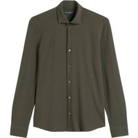 Marc O'Polo Hemd aus leichtem Baumwoll-Piqué, Shaped Fit in L von Marc O'Polo