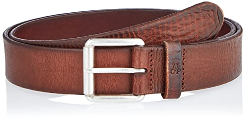 Marc O'Polo Herren Gürtel aus Leder mit Metall-Schnalle, Braun (Oyster Gray), 85 cm Marc O'Polo Herren Gürtel aus Leder mit Metall-Schnalle, Braun (Oyster Gray), 85 cm von Marc O'Polo