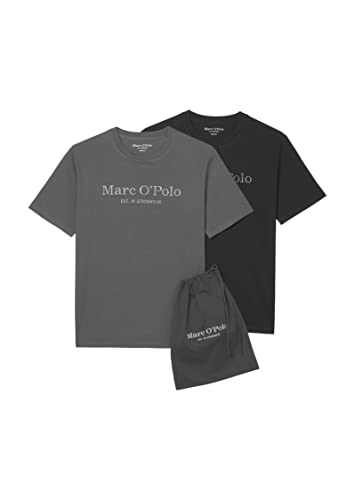 Marc O'Polo Herren 323205809104 T-Shirt, I05, M (2er Pack) von Marc O'Polo