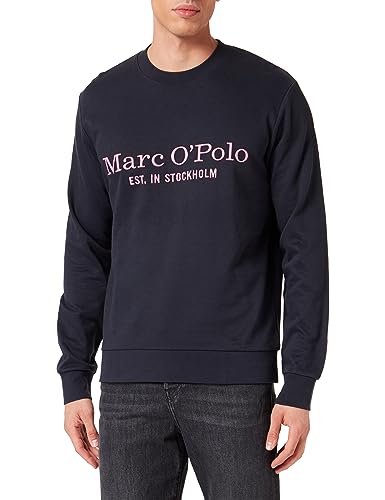 Marc O'Polo Herren 328408854140 Sweatshirt, dunkelblau, XL von Marc O'Polo