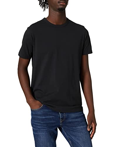 Marc O'Polo Herren T-Shirt aus Bio-Baumwolle mit Rundhalsausschnitt, Schwarz (Black), S Marc O'Polo Herren T-Shirt aus Bio-Baumwolle mit Rundhalsausschnitt, Schwarz (Black), S von Marc O'Polo