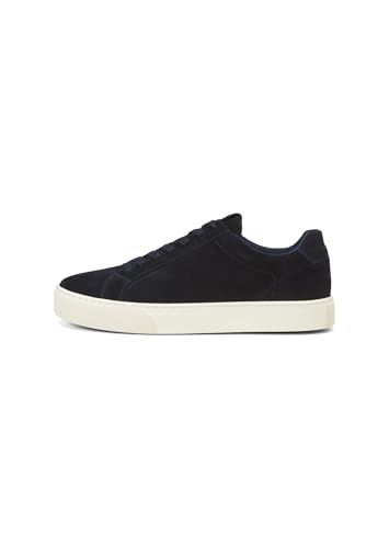 Marc OߴPolo Herren Sneaker flach aus Leder Low Top, Blau (Navy), 42 von Marc O'Polo