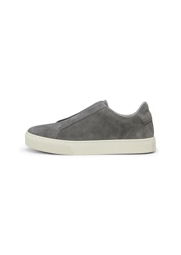 Marc OߴPolo Herren Slip On Sneaker aus Leder zum Schlupfen, Grau (Berlin Breeze), 45 von Marc O'Polo