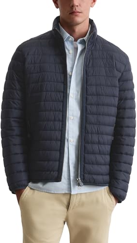 Marc O'Polo Herren Steppjacke mit Stehkragen leicht, Blau (Dark Navy), XS von Marc O'Polo
