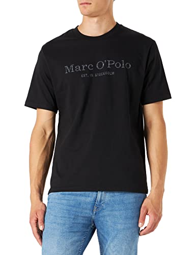 MARC O’POLO CASUAL T-Shirt – Herren Shirt – Regular T-Shirt mit Logo Print für Männer – Rundhalsausschnitt - Jersey - Größe: XL von Marc O'Polo