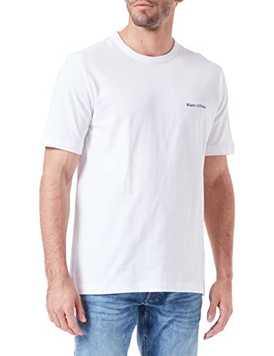 Marc O'Polo Herren B21201651094 T-Shirt, Weiß 100, 3XL von Marc O'Polo