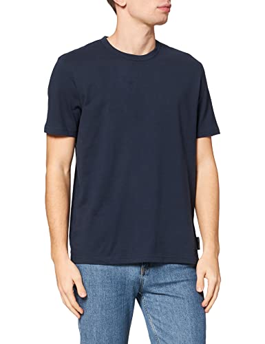 Marc O'Polo Herren 51556 Herren T Shirt mit Rundhals Ausschnitt bequemes Oberteil aus Bio Baumwolle klassisches Kurzarmshir, 896, S EU von Marc O'Polo