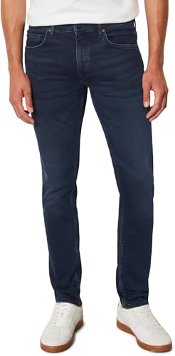 Marc O'Polo Herren Jeanshose mit Stretch-Anteil Shaped Fit, Blau (Blue Black), W38/L34 von Marc O'Polo