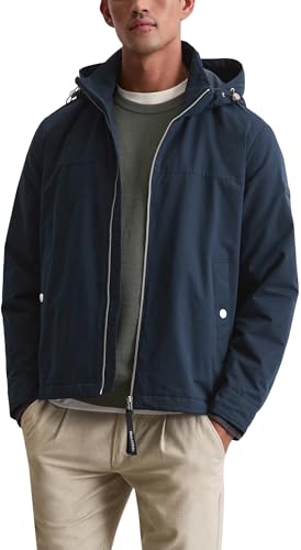 Marc OߴPolo Herren Blouson mit Kapuze wasserabweisend, Blau (Dark Navy), XXL von Marc O'Polo