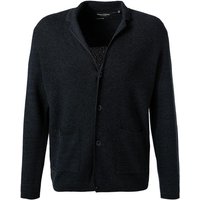 Marc O'Polo Herren Cardigan blau Baumwolle unifarben von Marc O'Polo