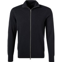 Marc O'Polo Herren Cardigan blau Schurwolle unifarben von Marc O'Polo