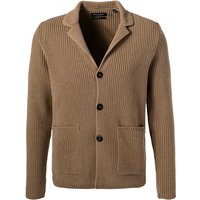 Marc O'Polo Herren Cardigan braun Wolle unifarben von Marc O'Polo
