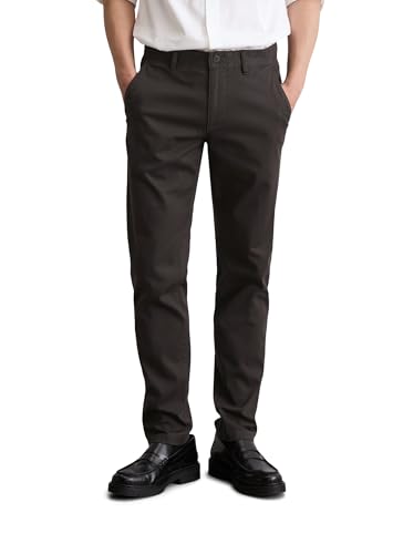 Marc OߴPolo Herren Chinohose mit Stretch-Anteil Shaped Fit, Grau (Broken Graphite), 33 von Marc O'Polo