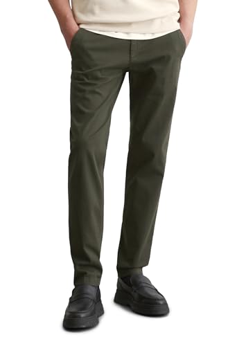 Marc O'Polo Herren Chinohose mit Stretch-Anteil Shaped Fit, Grün (Neverland Iron), W31/L32 von Marc O'Polo