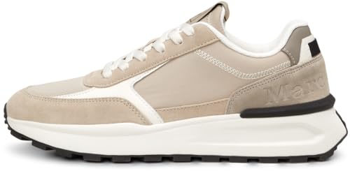 Marc OߴPolo Herren Sneaker flach mit herausnehmbarer Innensohle bequem, Beige (Sand), 44 Marc OߴPolo Herren Sneaker flach mit herausnehmbarer Innensohle bequem, Beige (Sand), 44 von Marc O'Polo