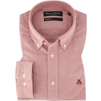 Marc O'Polo Herren Hemd rosa Baumwolle von Marc O'Polo