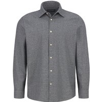 Marc O'Polo Herren Hemd schwarz meliert von Marc O'Polo