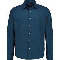 Marc O'Polo Herren Hemd blau Baumwolle von Marc O'Polo