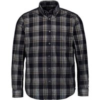 Marc O'Polo Herren Hemd schwarz Baumwolle von Marc O'Polo