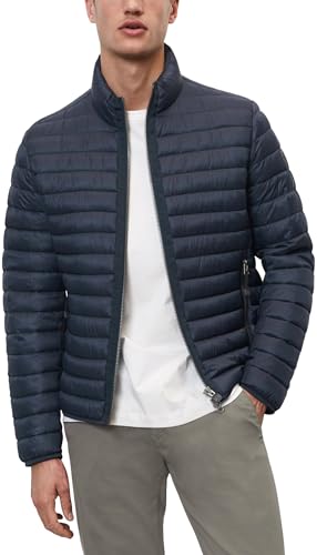 Marc O'Polo Herren Steppjacke mit Stehkragen leicht, Blau (Total Eclipse), XS von Marc O'Polo