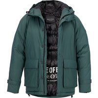 Marc O'Polo Herren Jacke grün Mikrofaser unifarben von Marc O'Polo