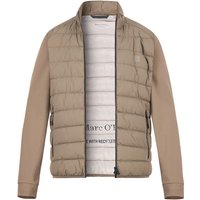 Marc O'Polo Herren Hybrid Jacke beige Mikrofaser unifarben von Marc O'Polo