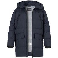 Marc O'Polo Herren Daunenparka blau Mikrofaser von Marc O'Polo