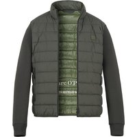 Marc O'Polo Herren Steppjacke grün Mikrofaser unifarben von Marc O'Polo
