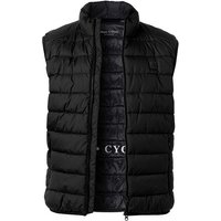 Marc O'Polo Herren Steppweste schwarz Mikrofaser unifarben von Marc O'Polo