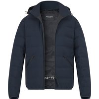 Marc O'Polo Herren Daunenjacke blau Mikrofaser unifarben mit Motiv von Marc O'Polo