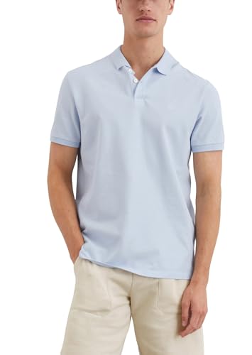 Marc O'Polo Herren Kurzarm-Poloshirt aus Bio-Baumwolle Regular Fit, Blau (Starlight), XXL von Marc O'Polo