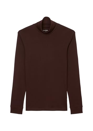 Marc OߴPolo Herren Langarmshirt aus Bio-Baumwolle mit Rollkragen, Lila (Purple Depths), XS von Marc O'Polo