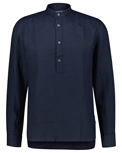 Marc O'Polo Herren Leinenhemd Regular Fit Marine (52) L von Marc O'Polo