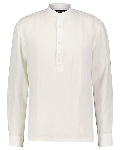 Marc O'Polo Herren Leinenhemd Regular Fit Weiss (10) L von Marc O'Polo