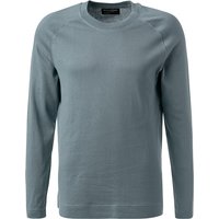 Marc O'Polo Herren Longsleeve grün Baumwolle von Marc O'Polo