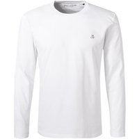 Marc O'Polo Herren Longsleeve weiß Baumwolle Marc O'Polo Herren Longsleeve weiß Baumwolle von Marc O'Polo