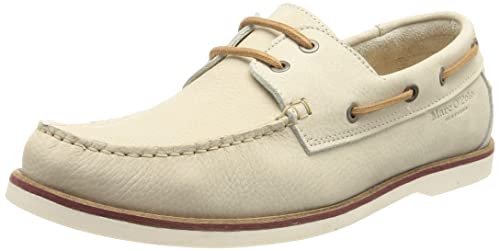 Marc O'Polo Herren Mod. Nadal 2C Bootsschuh, Hellgrau, 44 EU von Marc O'Polo